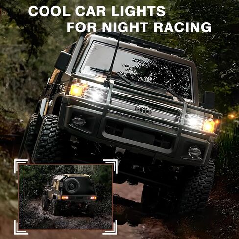 1/12 مقياس RC Crawler ، MN-82 PRO RTR RC Truck LC79 4x4 Off Road Meuitles 2.4GHz RC CAR مع مصابيح LED للبالغين Hobby Toys (رمادي) in Kuwait
