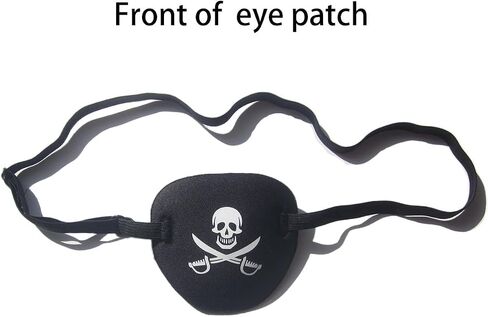 Eye Patch,2pcs Eye Patches for Adults,Medical Eyepatch for Left Right Eye After Surgery,Adjustable Eye Patch for Amblyopia Strabismus Black in Kuwait