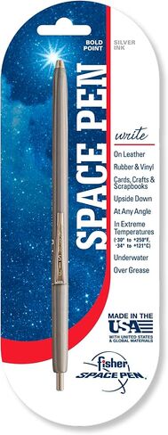 Fisher Space Pen Silver Ink Space Pen, Ballpoint, Bold Point, Silver Metallic Ink, 2 Pack in Saudi Arabia