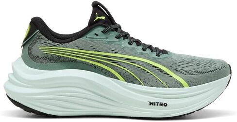 PUMA - أحذية MANS MAGMAX NITRO ، ألوان القمر الأخضر/تنبيه أصفر ، الحجم: 11.5 م الولايات المتحدة in Saudi Arabia