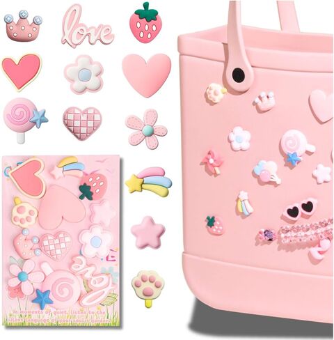 Mon Caramel Resin Beach Beach Associory Charms ، Resin Beach Totes Assortories Iserts ، Daisy Flower Bag Charms in Kuwait