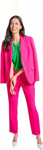 Kasper Women's Crepe Two Button Notch Collar Blazer in Saudi Arabia