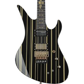 Schecter Synyster Gates Custom-S - أسود مع خطوط فضية in Kuwait
