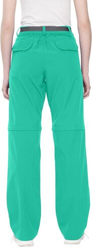 Little Donkey Andy Women's Convertible Hiking Pants Quick Dry Zip Off Shorts Lightweight Fishing Travel Trousers Dark Red XL in Saudi Arabia