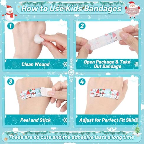 33 Styles Kids Cartoon Bandages 300 Pcs Adhesive Flexible Unicorn Bandages Cartoon Bandaids Variety Pack Waterproof Breathable Protect Scrapes and Cuts for Girls Boys Children Toddlers(Cute) in Saudi Arabia
