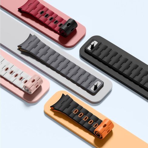 شريط السيليكون المغناطيسي متوافق مع Samsung Galaxy Watch 7 6 5 4 Fe 40mm 44mm/for Galaxy Watch 6 4 Classic 43mm 47mm 42mm 46mm/Watch 5 Pro 45mm ، in Saudi Arabia