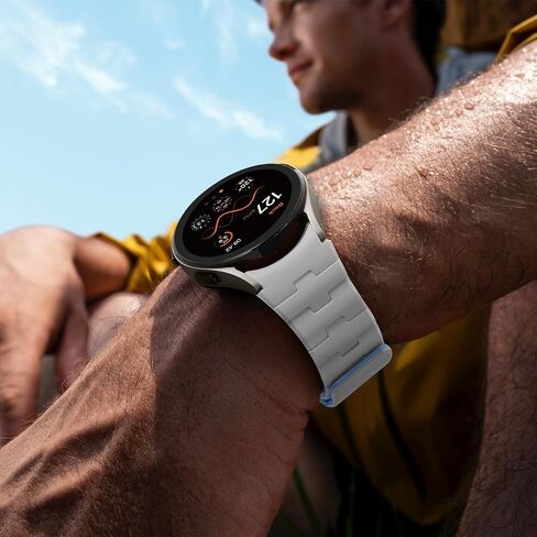 شريط السيليكون المغناطيسي متوافق مع Samsung Galaxy Watch 7 6 5 4 Fe 40mm 44mm/for Galaxy Watch 6 4 Classic 43mm 47mm 42mm 46mm/Watch 5 Pro 45mm ، in Saudi Arabia