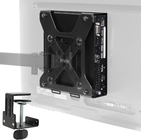 Vivo خلف Monitor Mini PC Mount مصمم ل CPU Dell Optiplex Micro ، حامل كمبيوتر Arm Arm ، مخفي خلف الشاشة ، خيارات تثبيت المكتب والجدار ، الأسود ، Mount-DLMM2 in Saudi Arabia