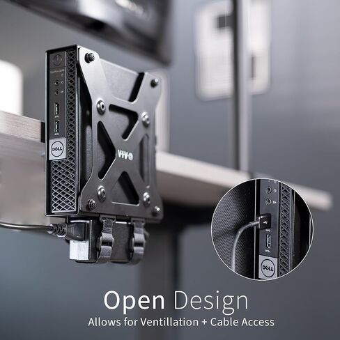 Vivo خلف Monitor Mini PC Mount مصمم ل CPU Dell Optiplex Micro ، حامل كمبيوتر Arm Arm ، مخفي خلف الشاشة ، خيارات تثبيت المكتب والجدار ، الأسود ، Mount-DLMM2 in Saudi Arabia