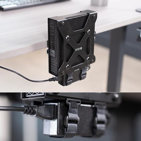 Vivo خلف Monitor Mini PC Mount مصمم ل CPU Dell Optiplex Micro ، حامل كمبيوتر Arm Arm ، مخفي خلف الشاشة ، خيارات تثبيت المكتب والجدار ، الأسود ، Mount-DLMM2 in Saudi Arabia
