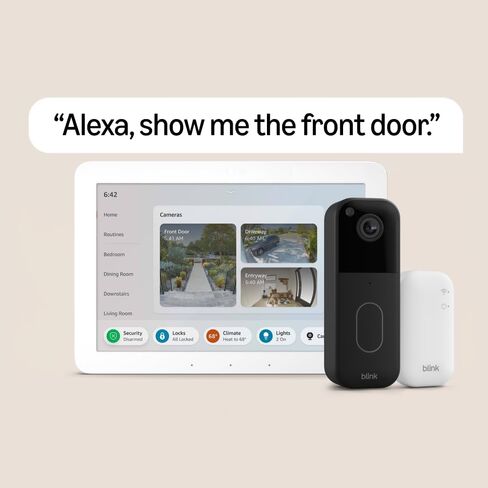 مركز صدى مع جرس Doorbell Blink Video (أحدث طراز) in Saudi Arabia