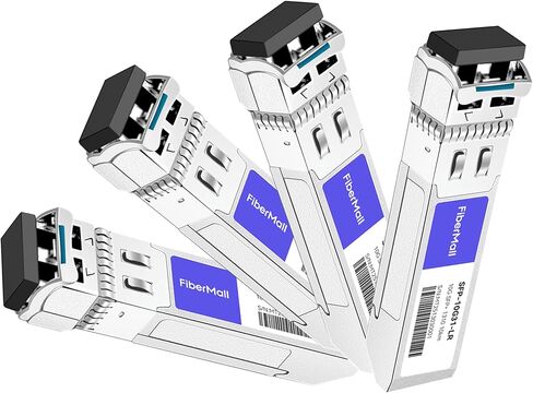 SFP+10G SR Optical Transceiver Module Compatible with Fortinet Network Fn-Tran-SFP+SR 10GBASE-SR SFP+ 850nm 300m DDM Duplex LC MMF 4 Pack in Kuwait
