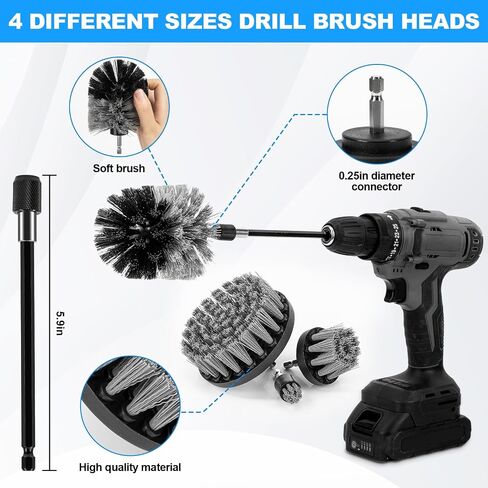 Thinkwork Windshield Cleaner Tool ، مجموعة التنظيف الداخلية للسيارة ، تفاصيل السيارة منظفًا داخليًا مع 10pcs تفاصيل مجموعة الفرشاة ، لوازم وملحقات تلقائية رمادية in Kuwait