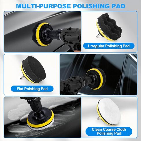 Thinkwork Windshield Cleaner Tool ، مجموعة التنظيف الداخلية للسيارة ، تفاصيل السيارة منظفًا داخليًا مع 10pcs تفاصيل مجموعة الفرشاة ، لوازم وملحقات تلقائية رمادية in Kuwait