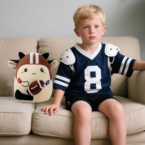 Lamb Jesus Plush Toy: 8-Inch Soft Holiness Sheep Stuffed Animal with Jesus Loves Me and Cross Embroidery, Baptism and First Communion Gifts, Christian Prayer Pillow for Kids Baby Girls Boys in Kuwait