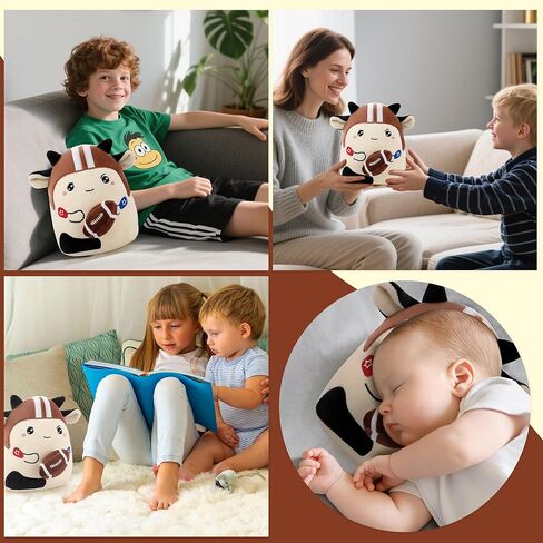 Lamb Jesus Plush Toy: 8-Inch Soft Holiness Sheep Stuffed Animal with Jesus Loves Me and Cross Embroidery, Baptism and First Communion Gifts, Christian Prayer Pillow for Kids Baby Girls Boys in Kuwait