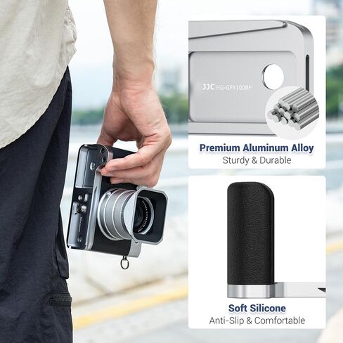 Metal Hand Grip L Bracket for Fuji Fujifilm X-T30 II X-T30 X-T20 X-T10 Anti-Slip Holder, w/Battery Memory Card Compartment Opening & Speaker Hole, Replaces MHG-XT10 in Saudi Arabia