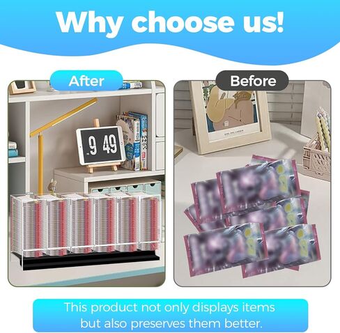 6 فتحات حزمة صافية صافية ، موزع بطاقات العمل ، أكريليك للأشعة فوق البنفسجية حزمة حزمة موزع و Collector Boster Bost in Kuwait