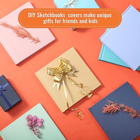 Ireer 24 Pcs 5 x 5 Inch Colorful Hardcover Blank Book Bulk Hardcover Sketchbooks for Kids to Write Stories Blank Books for Journaling Sketching Writing DIY Crafts Supplies 72 Pages(Bright Color) in Saudi Arabia