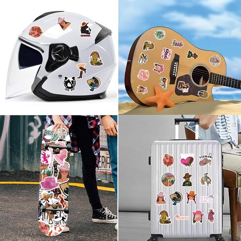 110PCS Hawaiian Stickers, Beach Stickers Waterproof Vinyl Decal Tropical Hawaii Vinyl Luau Turtle Stickers for Water Bottles Laptop Phone Skateboard Luggage Summer Surfing in Kuwait