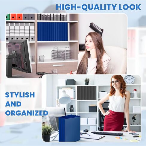 Henoyso 4 Pcs Legal Size Binder with View Cover 3 Ring 1" Durable White Binders for 8.5" x 14" Paper Hold up to 175 Sheets for Documents Artwork, Office, Home, Work Places in Saudi Arabia