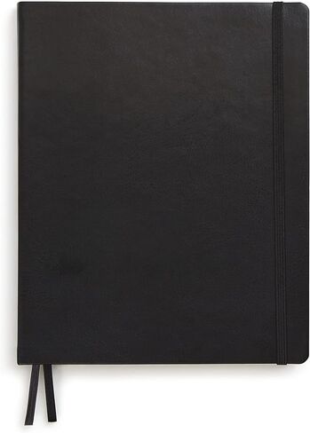 TRU RED Staples Large Flexible Cover Ruled Journal, Black (TR54774) in Saudi Arabia