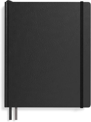 TRU RED Staples Large Flexible Cover Ruled Journal, Black (TR54774) in Saudi Arabia