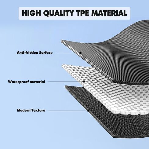 Vanseno Compatible for 2023 2024 2025 Honda CRV Cargo Liner Cargo Mat Trunk Mat (Cargo Tray in Lowest Position) for Honda CRV 2023 2024 2025 Accessories Non Hybrid (Fit Lower Deck,Trunk Mat) in Kuwait