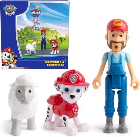 PAW Patrol, Chase & Captain Turbot Figure Pack with Baby Octopus Toy Figure, Kids Toys for Boys and Girls Ages 3 and Up in Kuwait