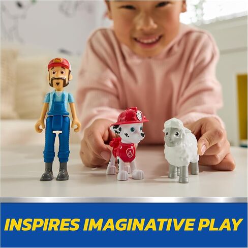 PAW Patrol, Chase & Captain Turbot Figure Pack with Baby Octopus Toy Figure, Kids Toys for Boys and Girls Ages 3 and Up in Kuwait