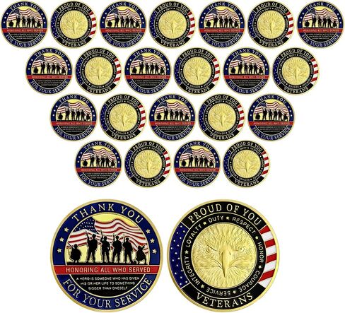 Thank You for Your Service & in Honor of All Who Served Military Coin (5) in Saudi Arabia