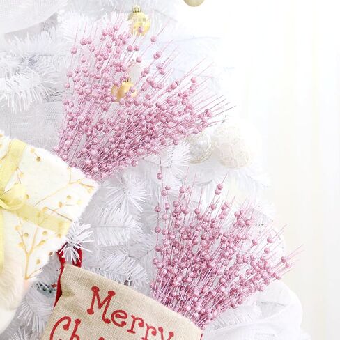 10 حزمة ذهبية الاصطناعية بريق السيقان ينبع 15.7 "وهمية عيد الميلاد يختار ديكور بريق العصي لعيد الميلاد DIY اكليلا من الزهور ديكور الموقد in Kuwait