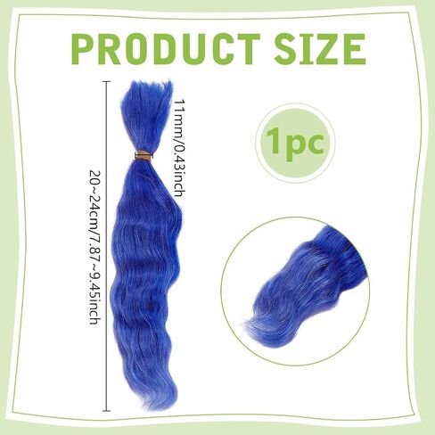 Ph Pandahall Doll Doll Hair Wig Mohair Wafts Long Curly Hair Dolls Hair Hair Black Fumpurine Wigs Faux Hair Extensions استبدال شعر مستعار لدمى صنع الفنون Supplie Diy Hair Hair Craft 9 بوصة طويلة in Saudi Arabia