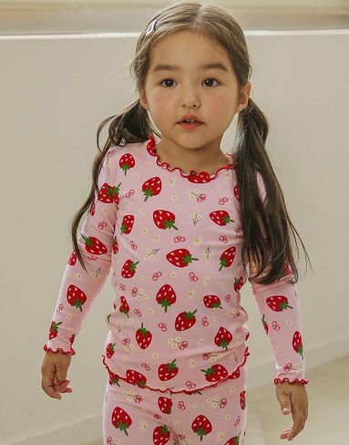 بيجامة VAENAIT BABY للأطفال الصغار من الفسكوز من ملابس نوم من الخيزران مطبوع عليها زهور وحيوانات رياضية للأولاد والبنات، 6M-12Y in Kuwait