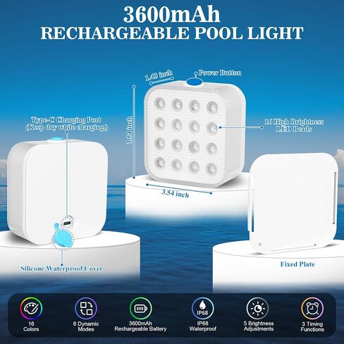 Creatrek Christmas Lights, 10 Color Changing LED Light, Battery Operated Lights for Christmas Decorations 4 Pack No Suction Cups and No Magnets in Saudi Arabia