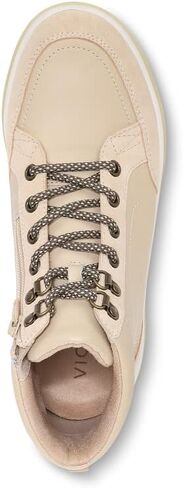 Vionic Women's Momentum Whitley High Top Sneakers- Supporting Leather Ankle Water Repellent Shoes That Include Three-Zone Comfort with Orthotic Insole Arch Support, Medium Fit Sizes 5-11 in Saudi Arabia