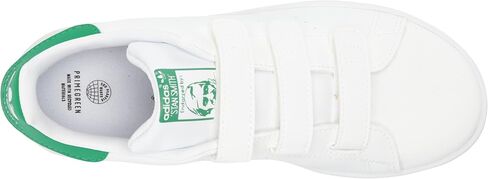 adidas Stan Smith (End Plastic Waste) Sneaker, White/White/Green, 3 US Unisex Little Kid in Saudi Arabia