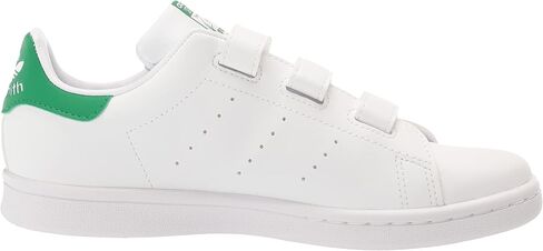 adidas Stan Smith (End Plastic Waste) Sneaker, White/White/Green, 3 US Unisex Little Kid in Saudi Arabia