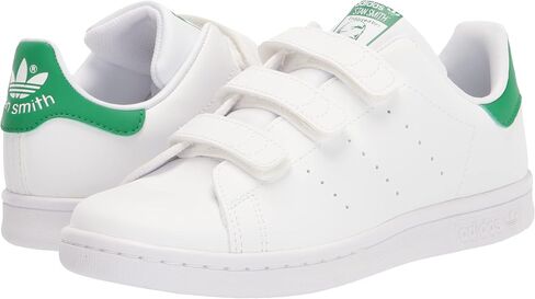 adidas Stan Smith (End Plastic Waste) Sneaker, White/White/Green, 3 US Unisex Little Kid in Saudi Arabia