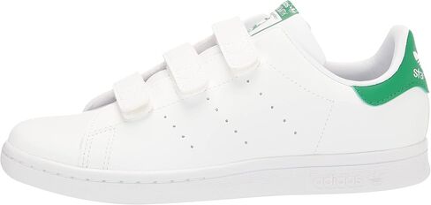adidas Stan Smith (End Plastic Waste) Sneaker, White/White/Green, 3 US Unisex Little Kid in Saudi Arabia