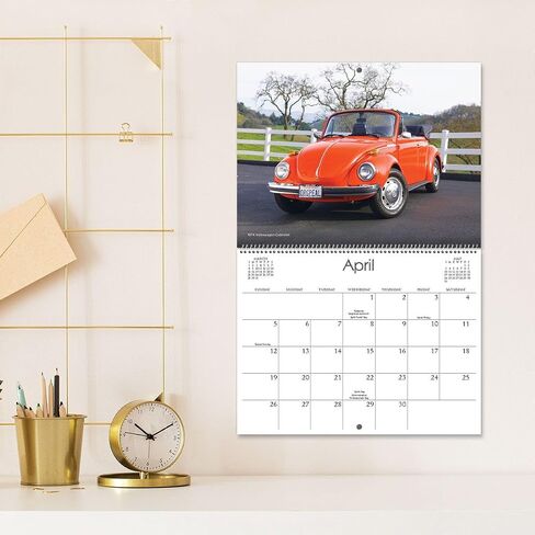 Current 2026 National Parks Wall Calendar, 12-Inch x 9-Inch Size Closed, 18-Inch Size Open, Large Bookstore-Quality, Spiral-Bound Hanging Monthly Wall Calendars for Kitchen & Office in Saudi Arabia