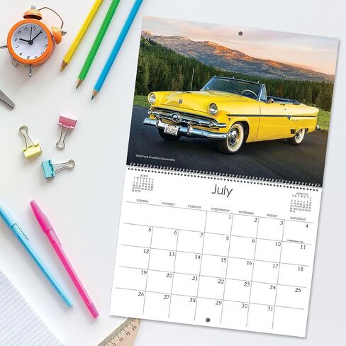 Current 2026 National Parks Wall Calendar, 12-Inch x 9-Inch Size Closed, 18-Inch Size Open, Large Bookstore-Quality, Spiral-Bound Hanging Monthly Wall Calendars for Kitchen & Office in Saudi Arabia
