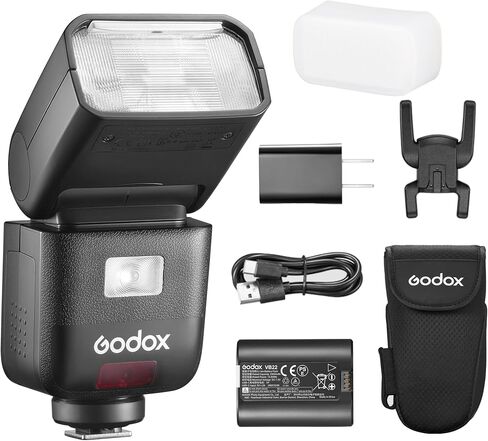 Godox V480 F GN50 TTL Camera Flash for Fujifilm, Built-in Touchscreen, 2.4G Wireless X System, Master/Slave Unit, 1.7s Recycle Time and 650 Full Power Flashes in Saudi Arabia