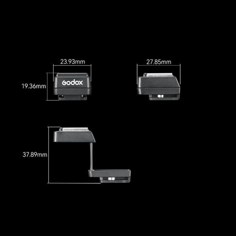 Godox FS-R Hot Shoe Riser Hot Shoe Extender لـ iM20 iM30 iM22 iA32 فلاش الكاميرا الصغيرة، يرفع ارتفاع الفلاش لتقليل ظل العدسة، قابل للطي، متوافق مع ومضات Godox أقل من 300 جرام (بدون TTL) in Saudi Arabia