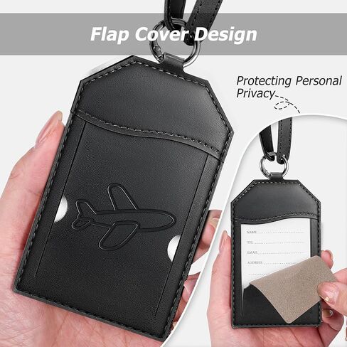 علامات الأمتعة Mayski لحقائب 3 علامات حقيبة حقيبة ، معتمدة من TSA ، مشبك معدني ، علامات حقيبة مع بطاقة هوية الاسم الأساسية ، Red Global in Kuwait