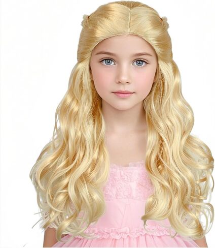 Grey Long Wavy Wig for Women Gray Cosplay Wigs with Middle Part for Halloween Outfit Long Wavy Curly Wigs Grey Wig for Daily Cosplay Costume Party + Hair Cap in Saudi Arabia