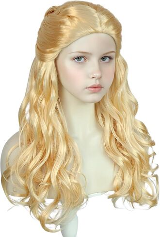 Grey Long Wavy Wig for Women Gray Cosplay Wigs with Middle Part for Halloween Outfit Long Wavy Curly Wigs Grey Wig for Daily Cosplay Costume Party + Hair Cap in Saudi Arabia