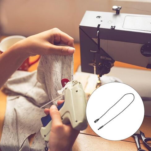 Meccanixity Cotton Hang Tag String Snap Lock Lock Pins Tag Tag Tag Tard Tags Ties Black 9.8 بوصة حزمة 100 in Saudi Arabia