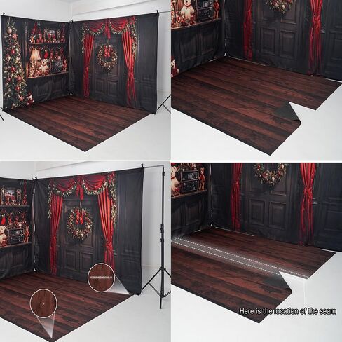 Kate Photography Floor Mats Snow Flooring Backdrop Newborn Photography Props Rubber Floor Mats for Professional Photographers Studio10x8ft (Included 2 Pcs 5x8ft) in Saudi Arabia