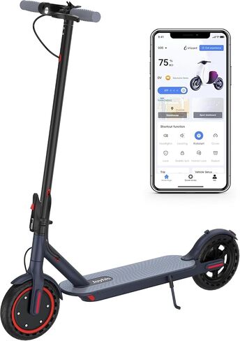 Electric Scooter Adults, Max 16 Mph & 10-15 Miles Range E-Scooter, Commuting Sport Scooter with APP Control, Powerful 350W 8.5" Solid Tires Foldable Electric Scooters (JS01-16mph-S) in Saudi Arabia